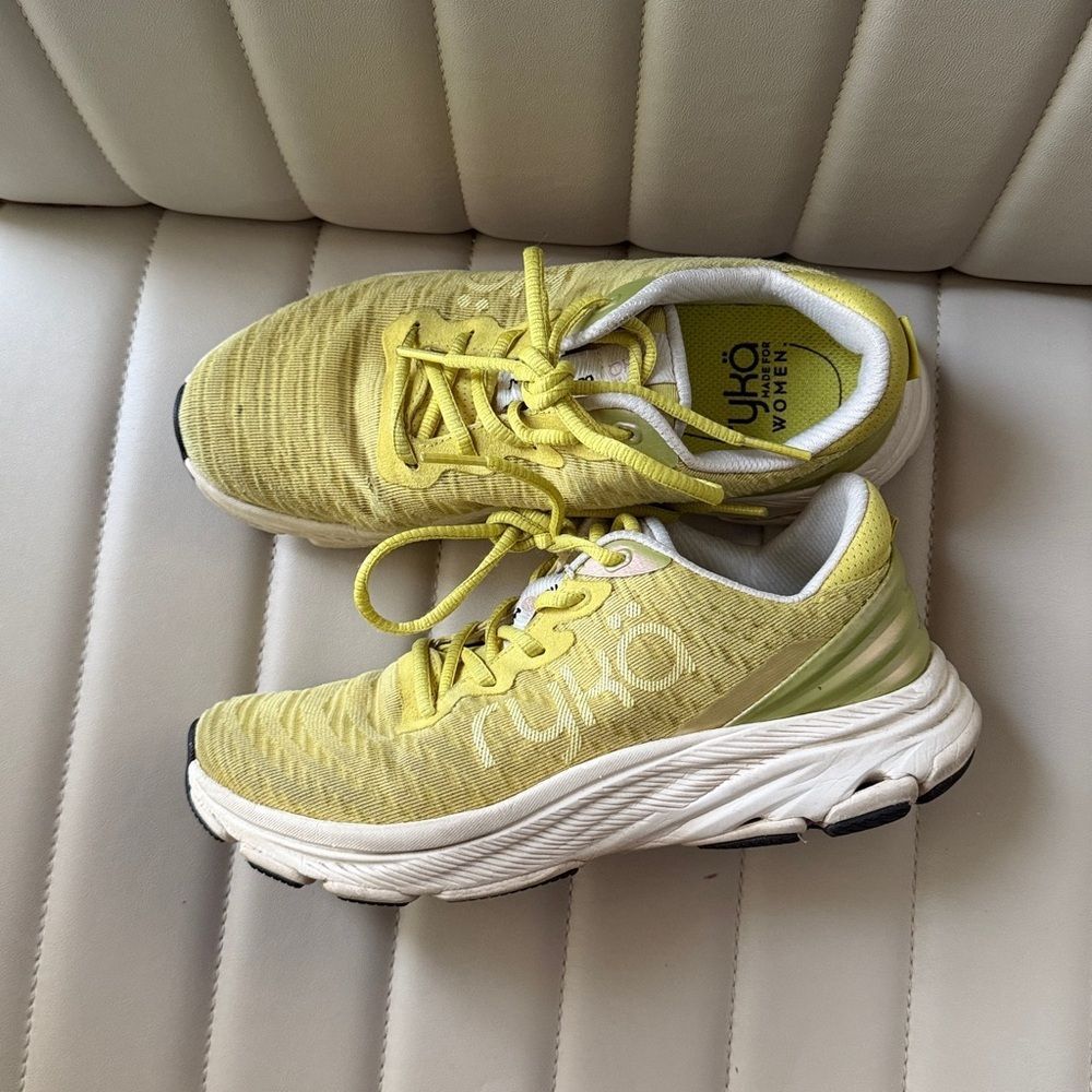 Ryka Women's Yellow and Green Trainers